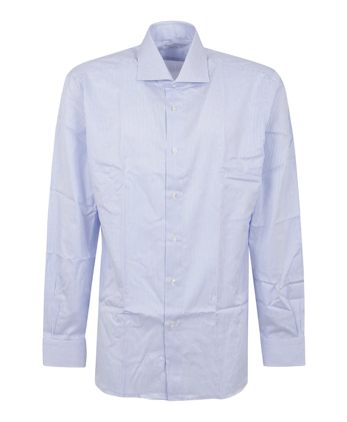 

Хлопковая рубашка Buonamassa, синий