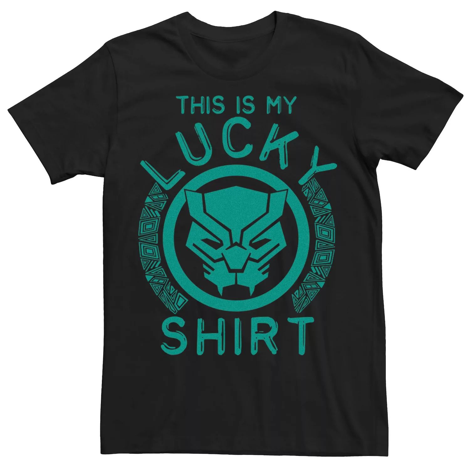 

Мужская футболка с черной пантерой This Is My Lucky Shirt Marvel