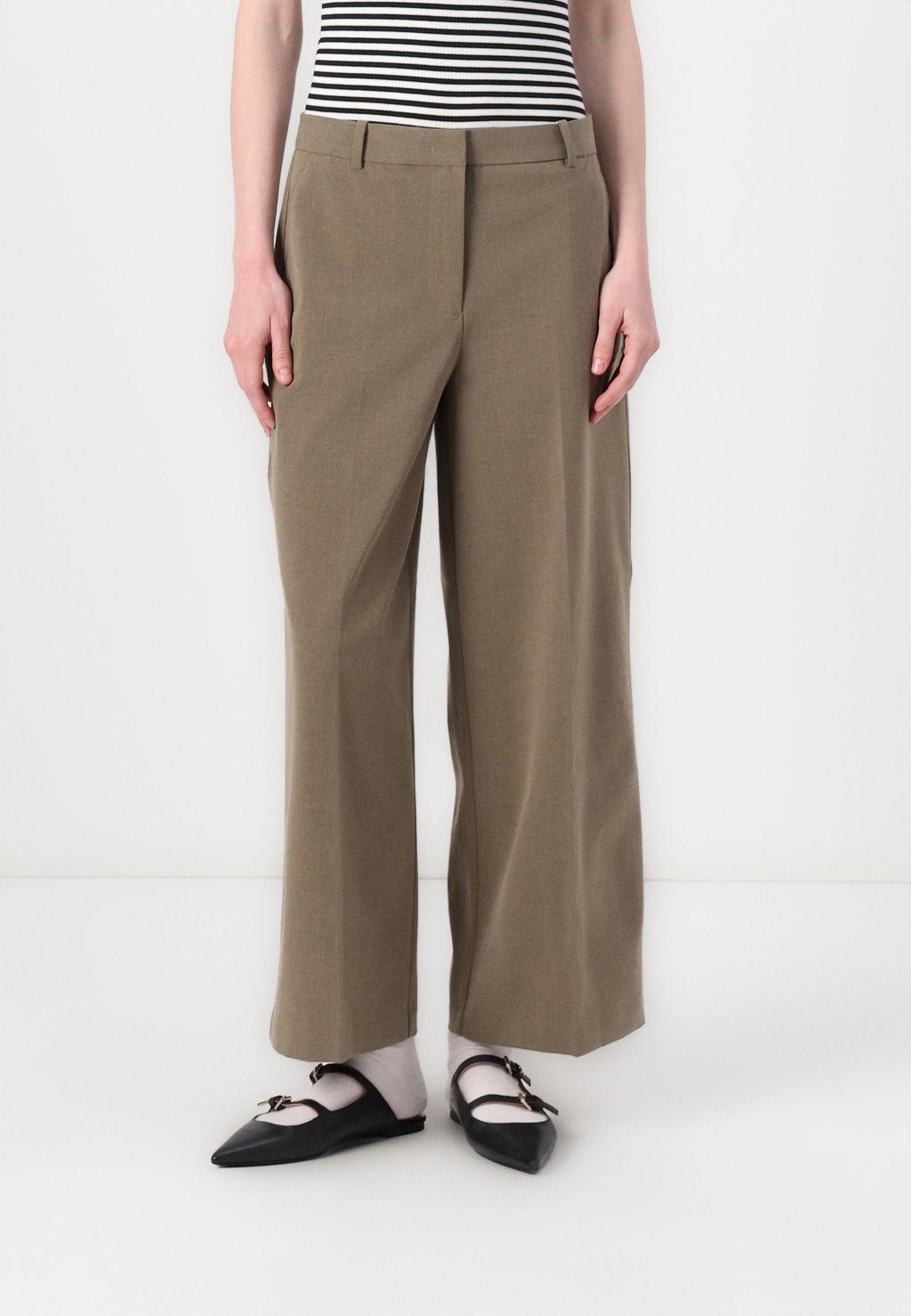 

Брюки STRETCH WIDE LEG CROP PANT Tommy Hilfiger, коричневый