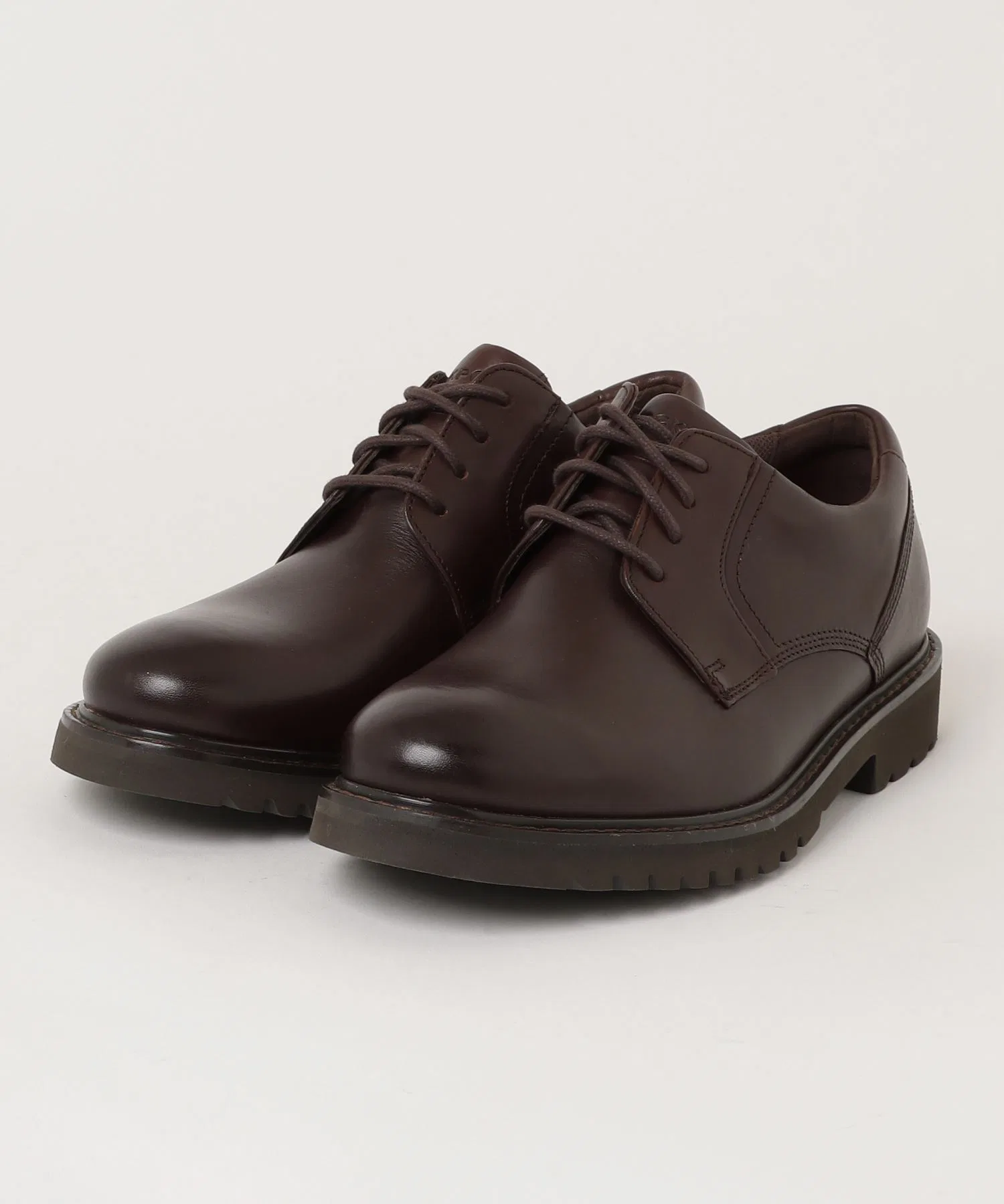 Мужские туфли ROCKPORT MAVERICK из натуральной кожи коричневые