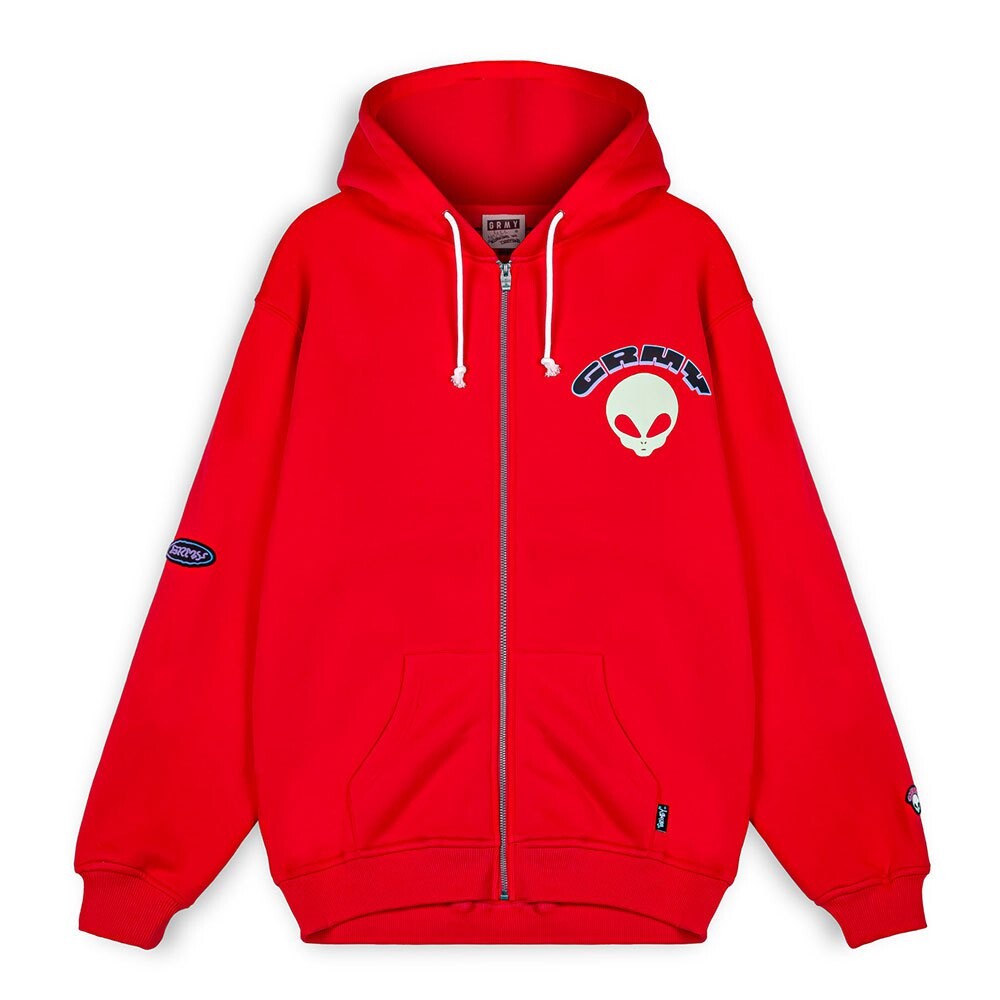 

Толстовка Grimey Ufollow Full Zip, красный