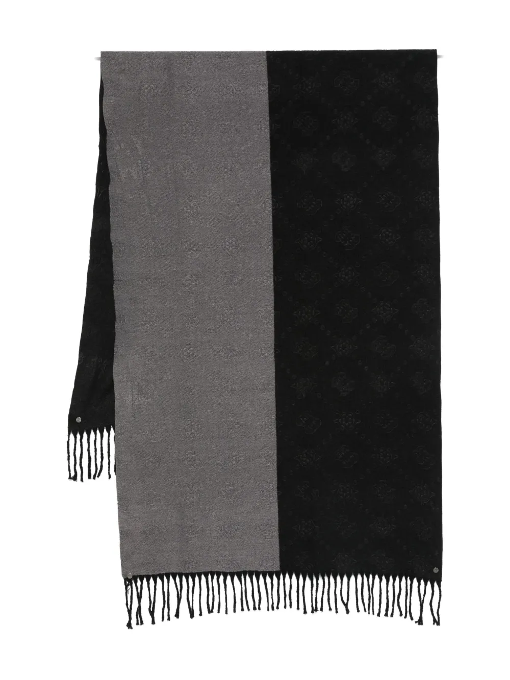 

Шарф с бахромой GUESS USA, черный