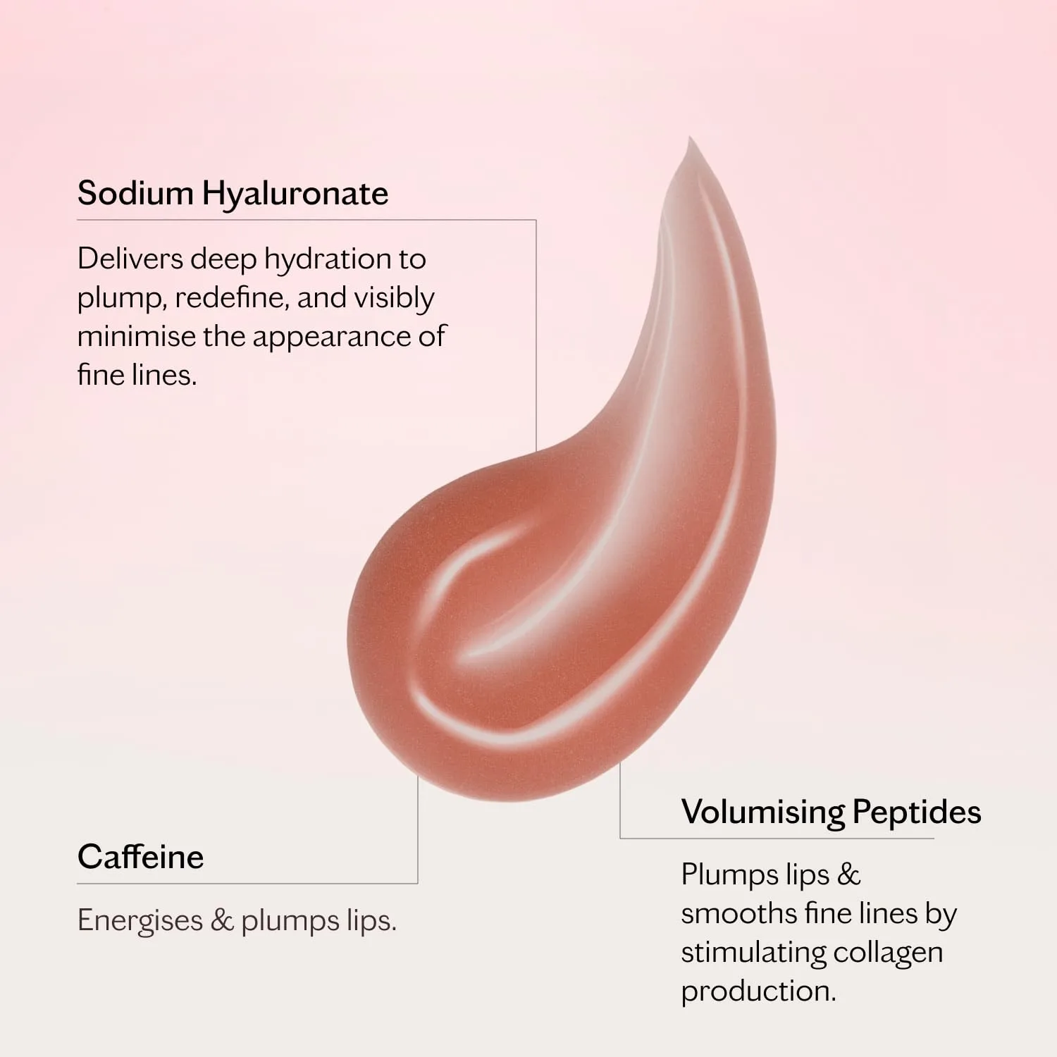 MZ SKIN Volumising Lip Perfector 0.10 fl oz | Пептидный блеск для губ с гиалуроновой кислотой и мятой | Увлажняет, разглаживает и увеличивает объем губ Mz Skin By Maryam Zamani Md, Sunkissed — фото 4