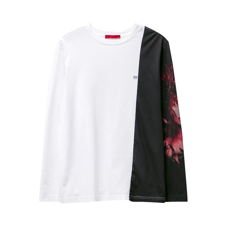 

Футболка KUSIKOHC Color Block Long-Sleeve T-Shirt 'White', белый