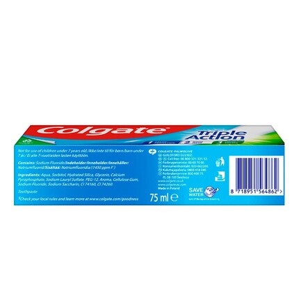Зубная паста тройного действия 75 мл, Colgate — фото 2