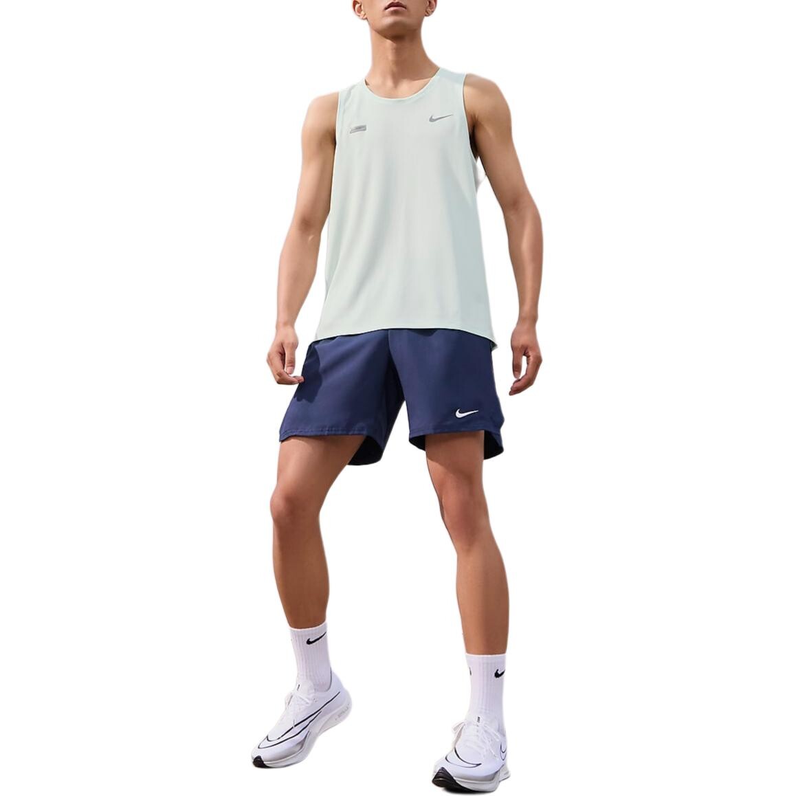 Майка мужская светло-зеленый Nike, светло-зеленый — фото 4