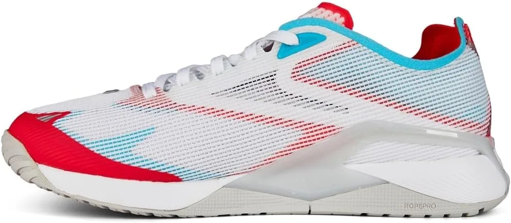Кроссовки Reebok Unisex Nano X2 Fronting, белый/синий/вишневый — фото 3