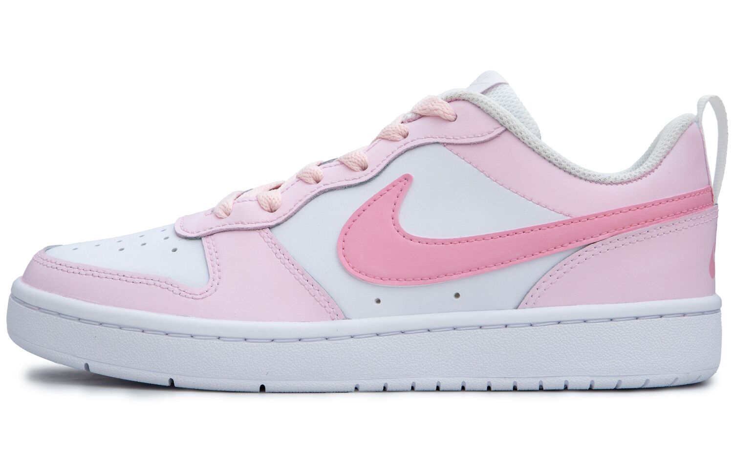 

Court Borough Детские Скейтбординг Кроссовки Grade School Nike, белый розовый