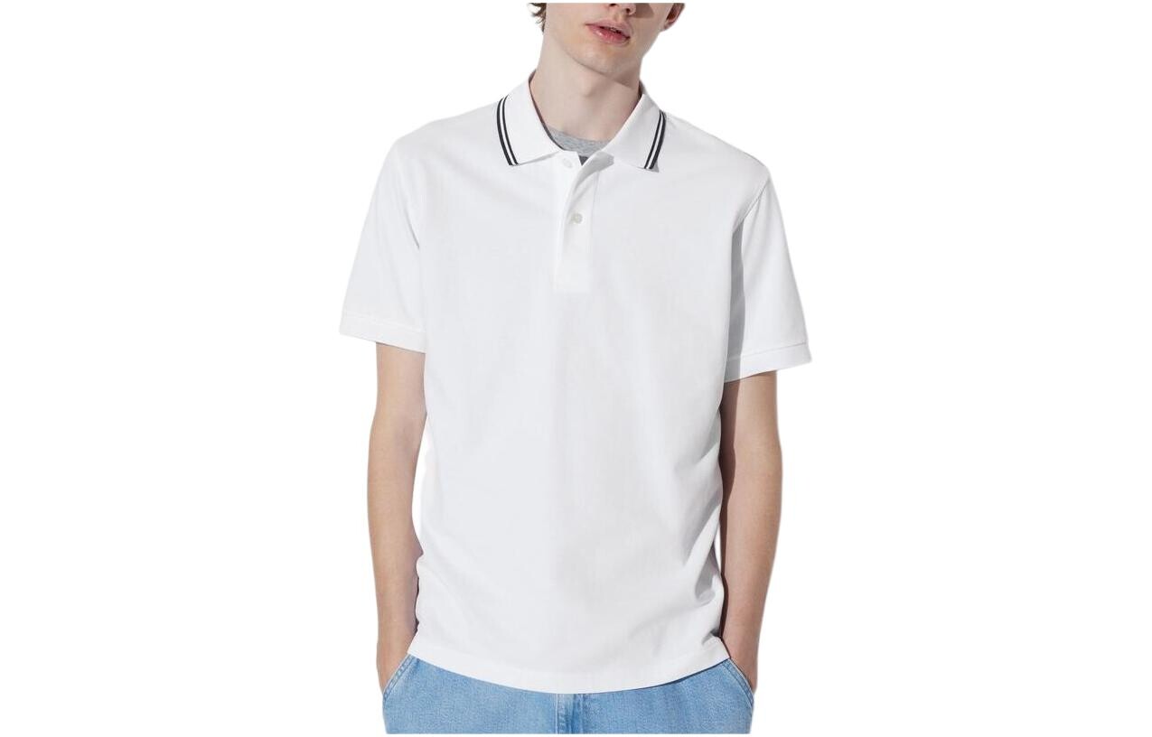 

Рубашка поло унисекс Uniqlo, белый