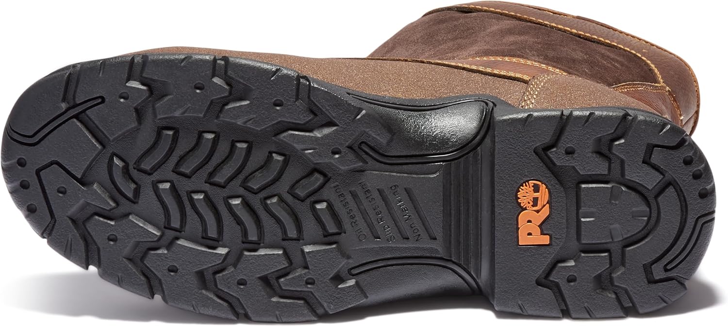 Timberland PRO мужские рабочие ботинки Excave с внутренней защитой плюсны, стальным носком, водонепроницаемые, Brown-2024 New — фото 4