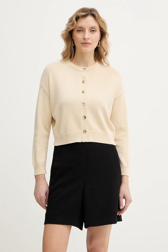 

Хлопковый кардиган alcuno Marella, бежевый
