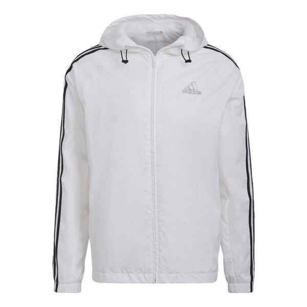 

Куртка adidas Casual hooded Long Sleeves Jacket White, белый