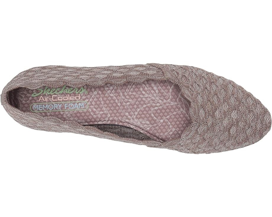 Балетки SKECHERS Cleo - Honeycomb, цвет Dark Taupe — фото 2