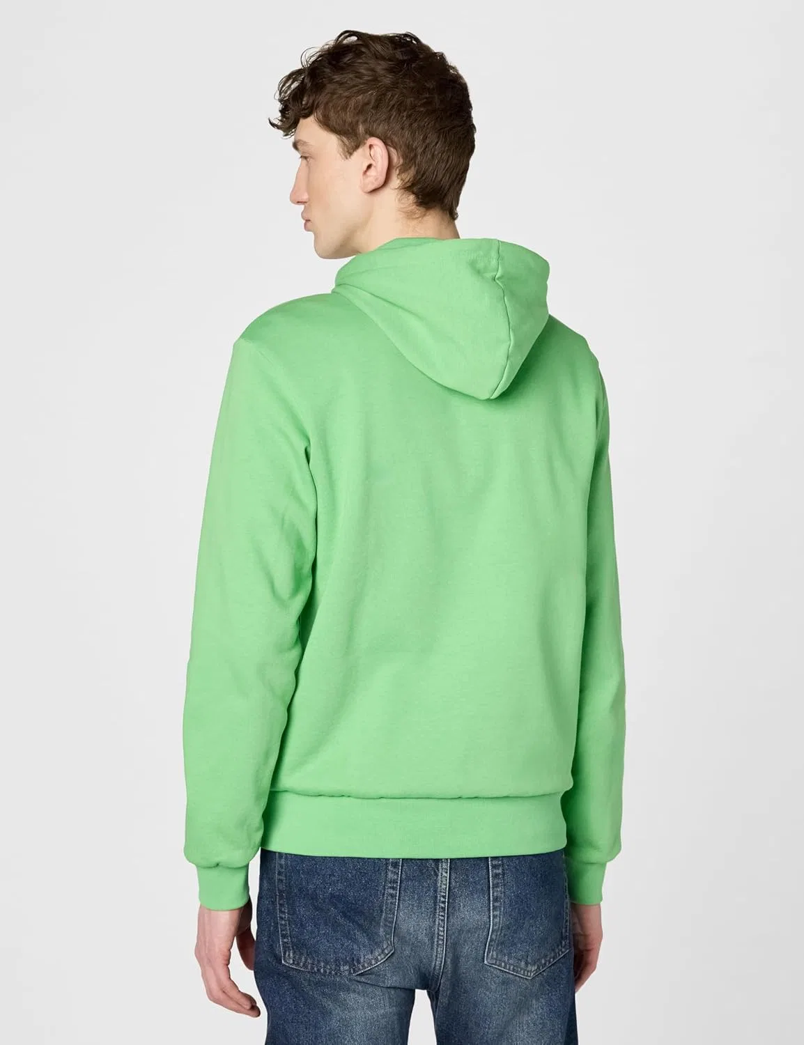 Толстовка Lacoste мужская с длинным рукавом, хлопок, серый — фото 3