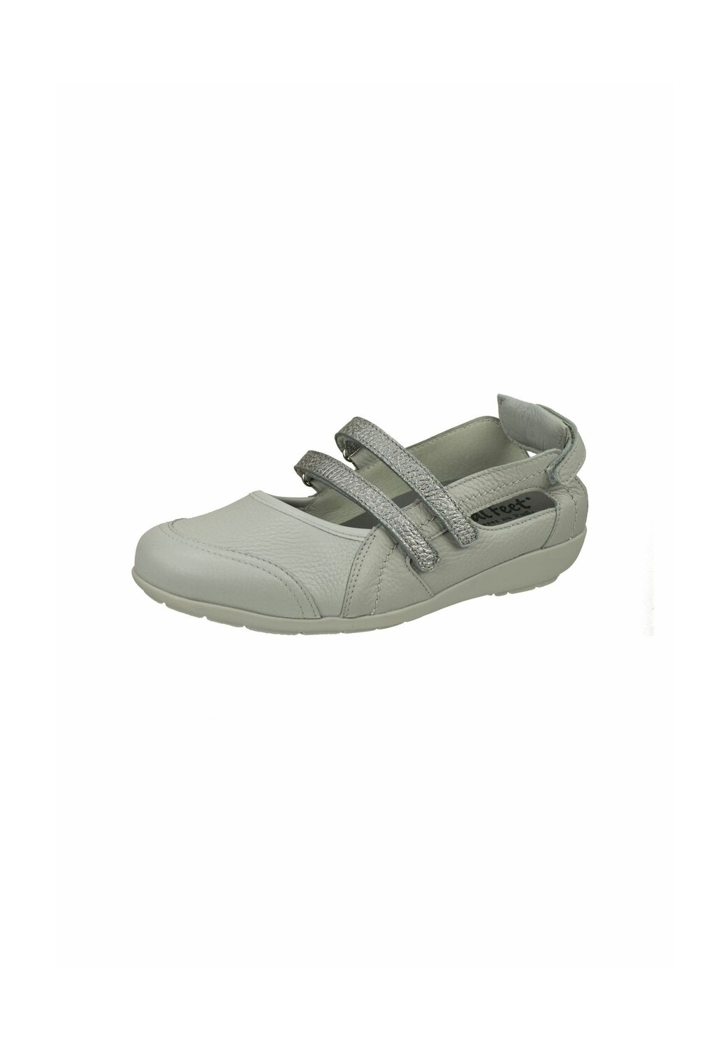 Ballerina Jennet с ударопрочной подошвой TPS Natural Feet, серый