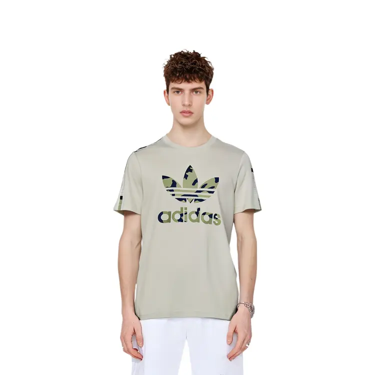Футболка мужская спортивная серая Adidas, серый — фото 2