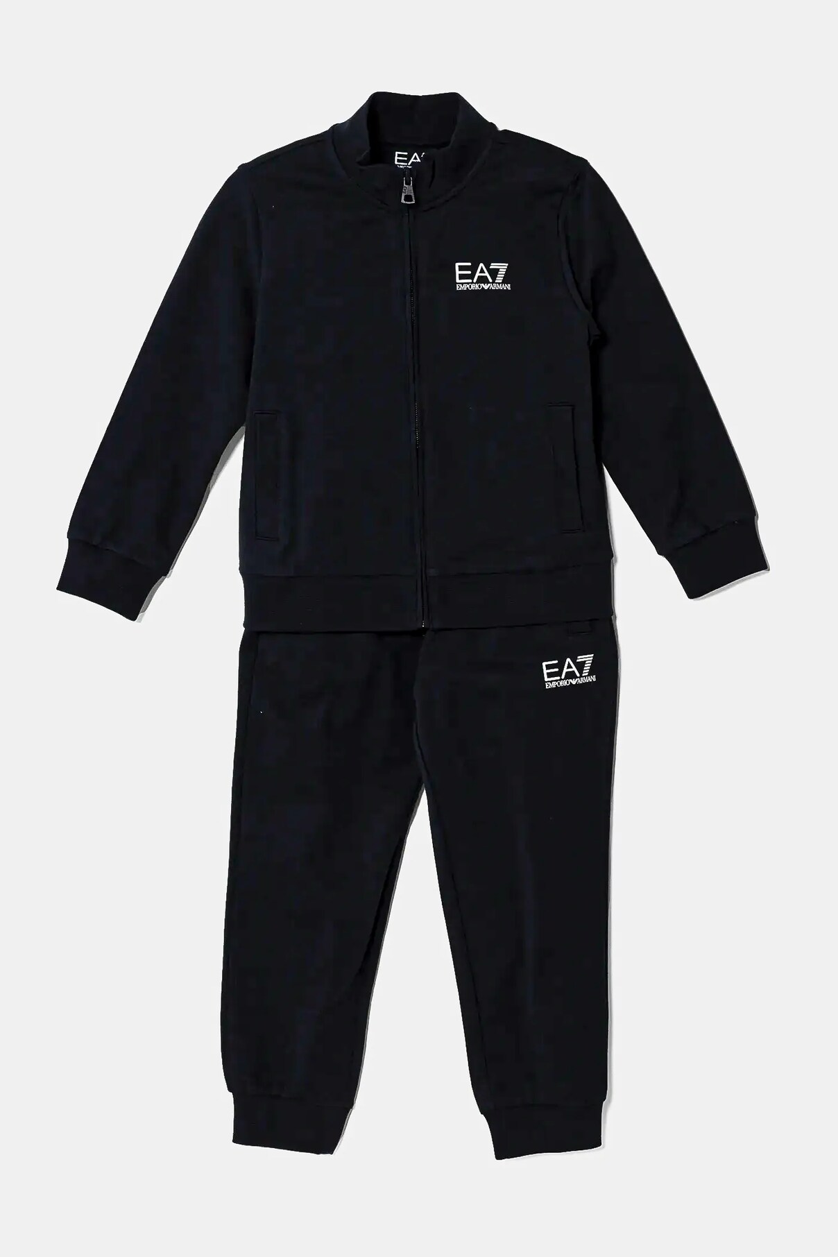 

Хлопковый спортивный костюм для детей Ea7 Emporio Armani, темно-синий