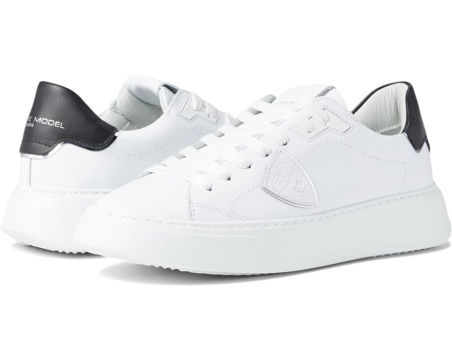 

Кроссовки Philippe Model Temple Sneaker, цвет Veau/Blanc Noir