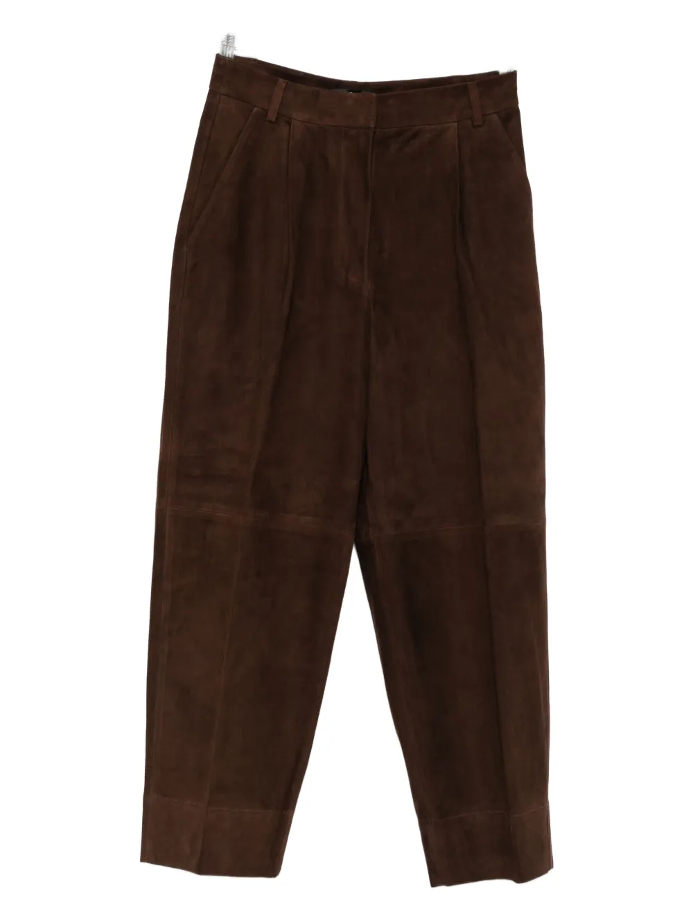 

Укороченные брюки со складками Seventy, коричневый