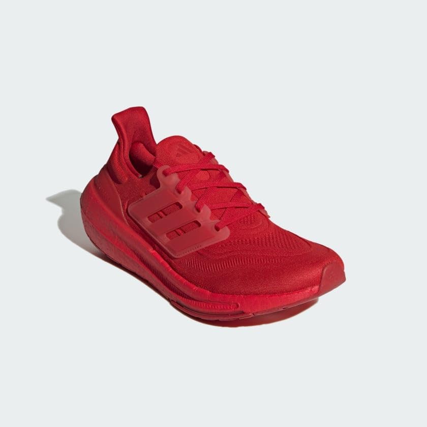 Мужские кроссовки для бега Adidas Ultraboost Light, Better Scarlet/Better Scarlet/Cloud — фото 4