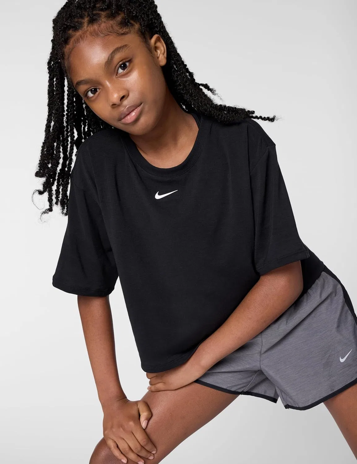 Футболка Nike Dri-FIT, Black/White, XS-XXL — фото 2
