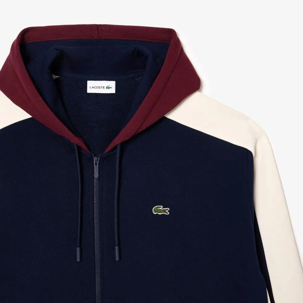 Мужская толстовка Lacoste на молнии - высокий крой — фото 2