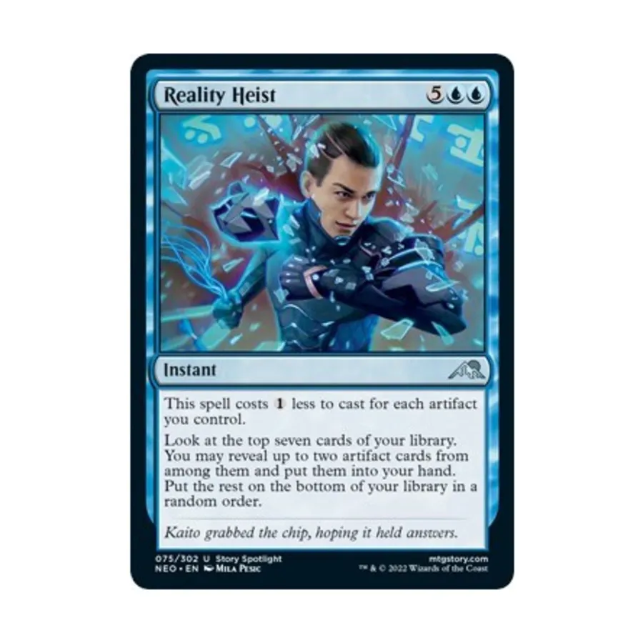 

CCG Ограбление реальности (U), MTG - Kamigawa : Neon Dynasty