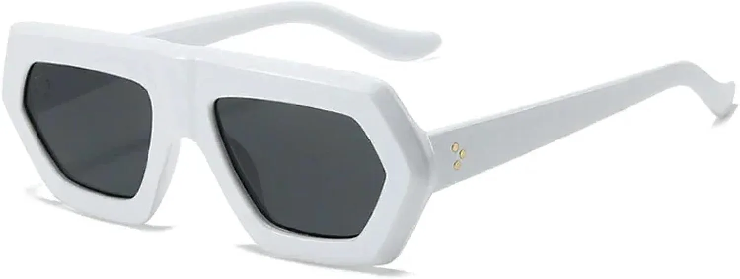 

Модные женские солнцезащитные очки с градиентным переходом цвета, леопардовый принт, ретро-очки, мужские очки с прозрачными линзами, оправа UV400 HHZZYVY, White Black