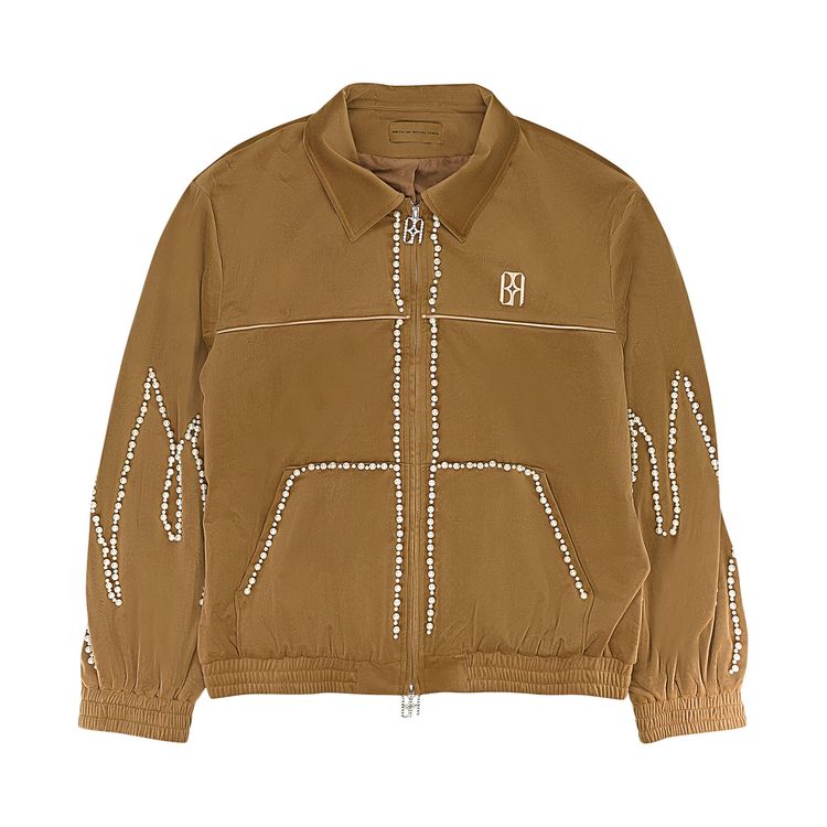 

Куртка Birth Of Royal Child Flame Pearl Velvet Work Jacket 'Brown', коричневый