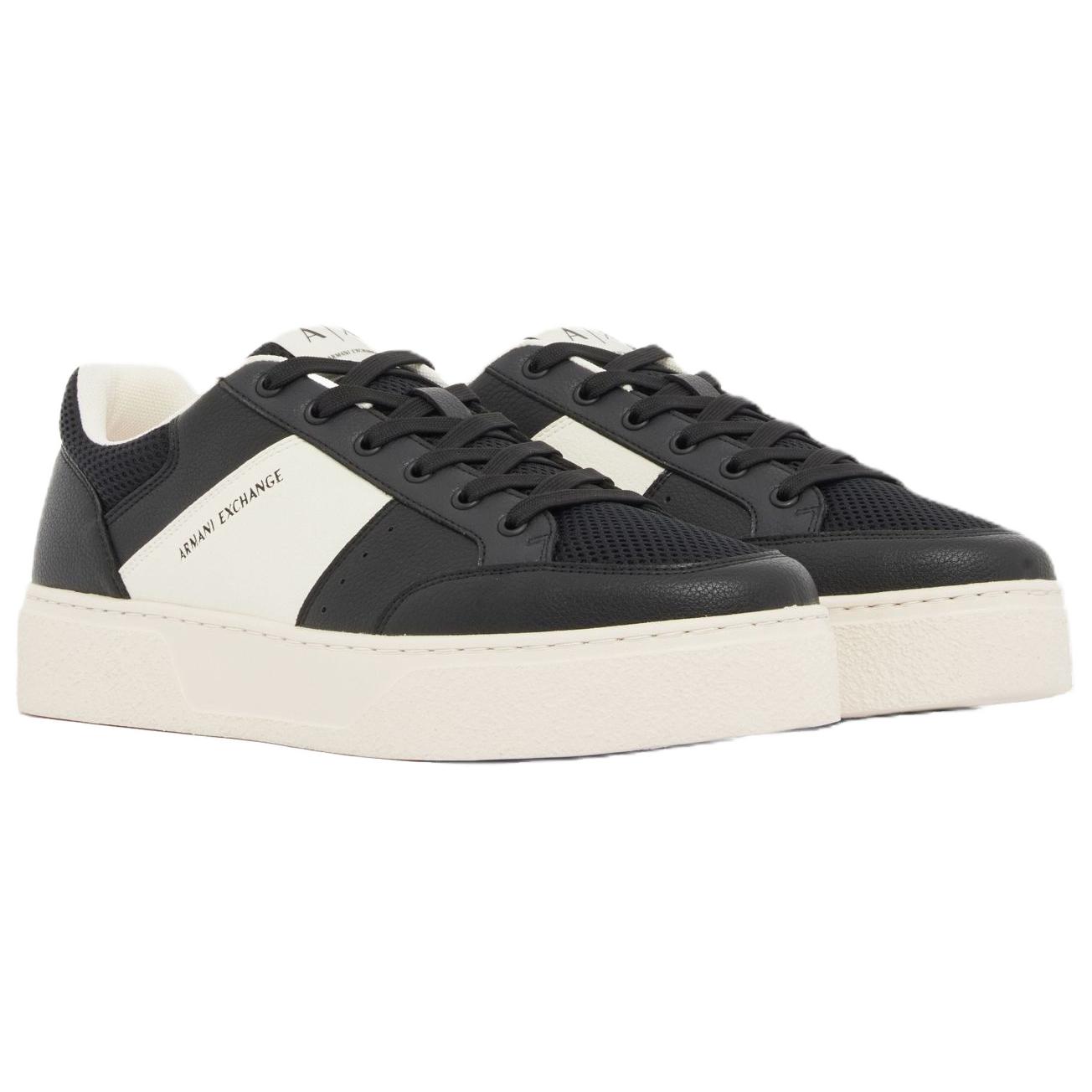 ARMANI EXCHANGE Кроссовки AE Low top Skateboard Shoes 4cm мужские черные — фото 3