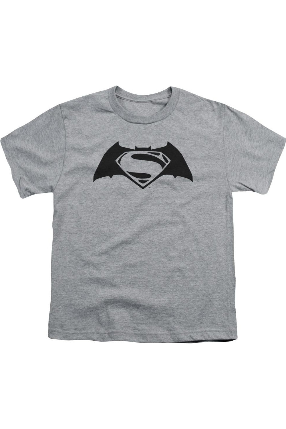 

Футболка с простым лого Batman V Superman для детей Gildan, Athletic Heather
