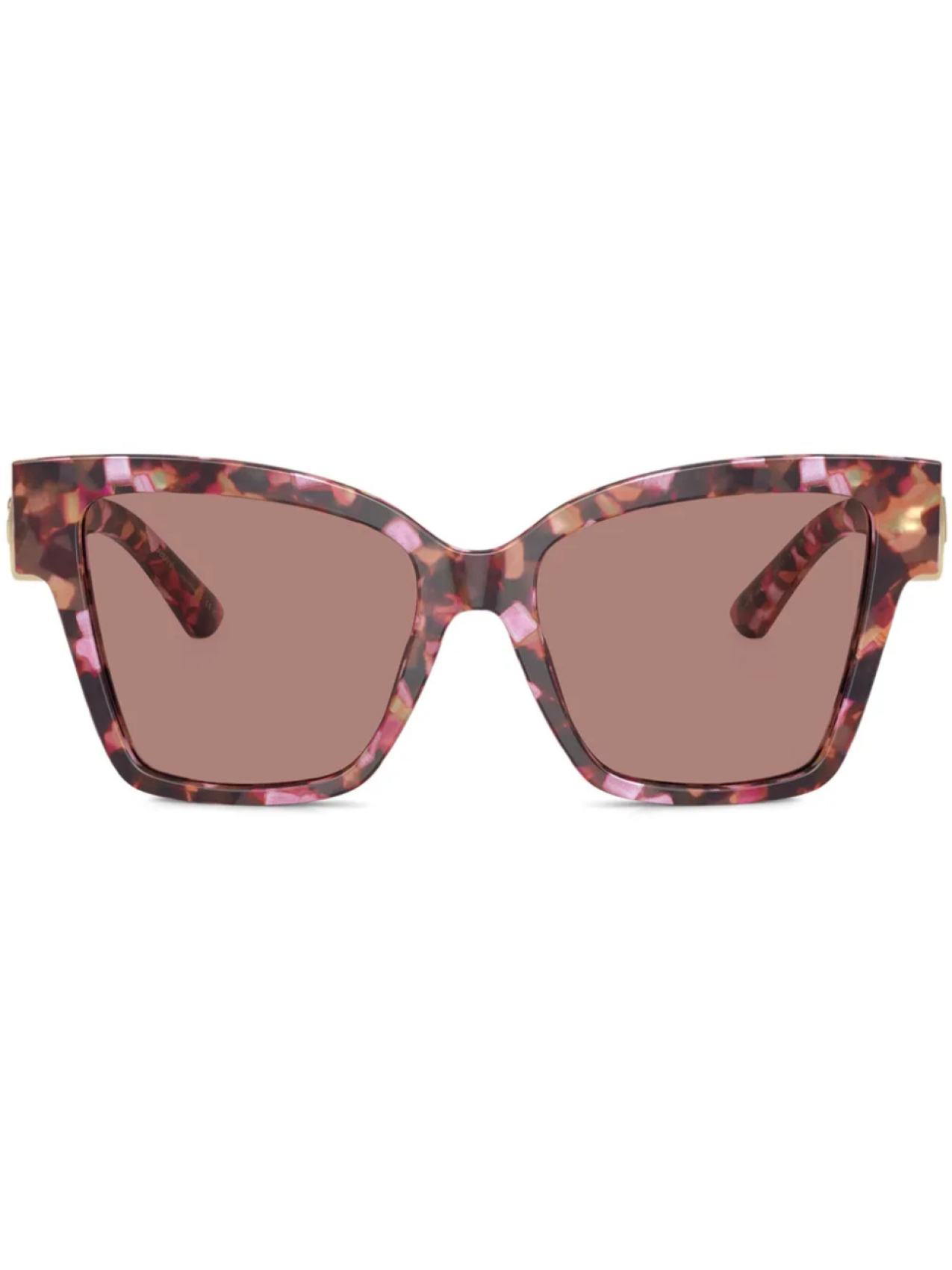 

Dolce & Gabbana Eyewear солнцезащитные очки в оправе 'бабочка', розовый