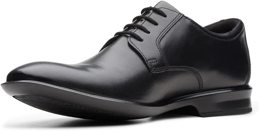Мужские оксфорды Clarks Bensley Lace, 2-Black — фото 4