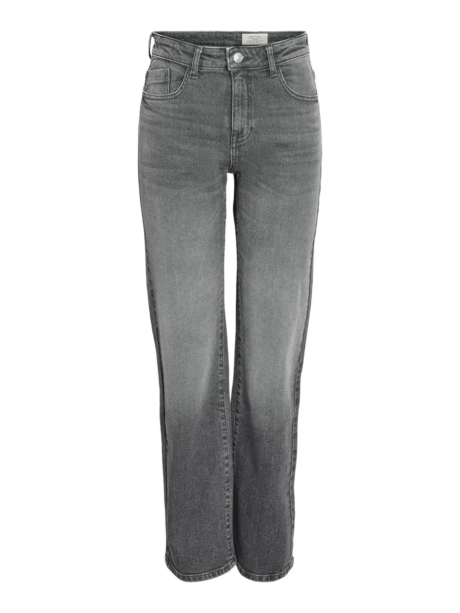 

Прямые джинсы Noisy May "NMYOLANDA NW WIDE JEANS AZ371DG NOOS", серый