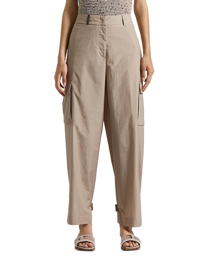 

Грузовые брюки Peserico, коричневый/бежевый