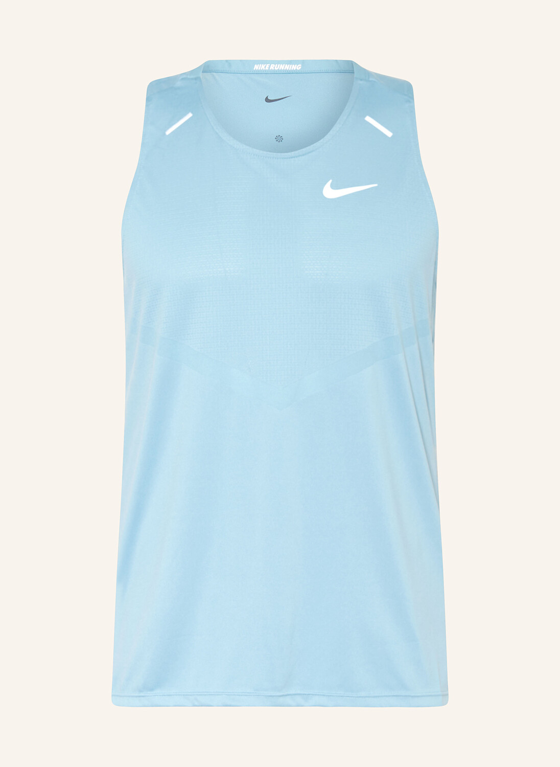 

Беговой топ rise 365 Nike, светло-голубой