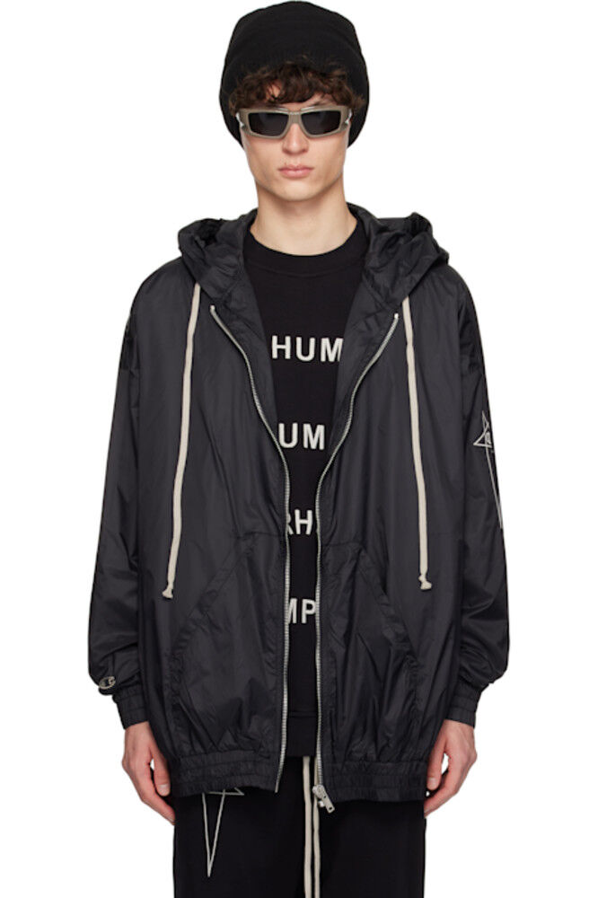 

Черная толстовка с капюшоном Champion Edition Jumbo Jason's Rick Owens