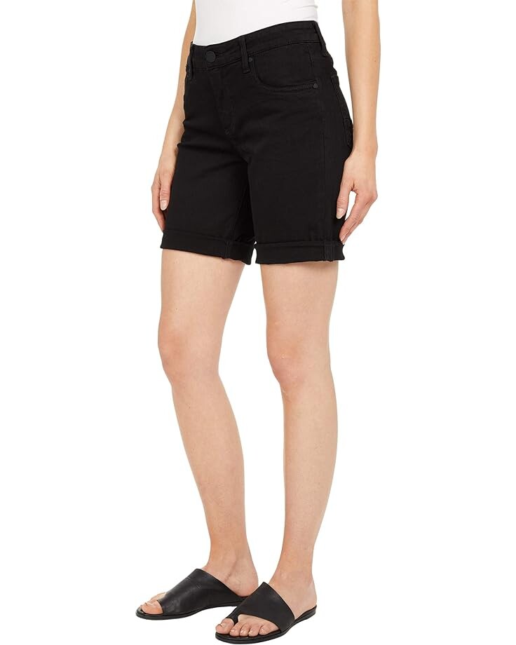 

Шорты KUT from the Kloth Catherine Boyfriend Jean Shorts, черный