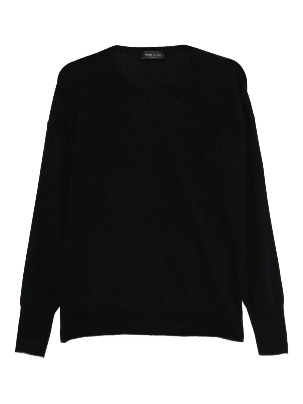 

Свитер с круглым вырезом Roberto Collina, синий