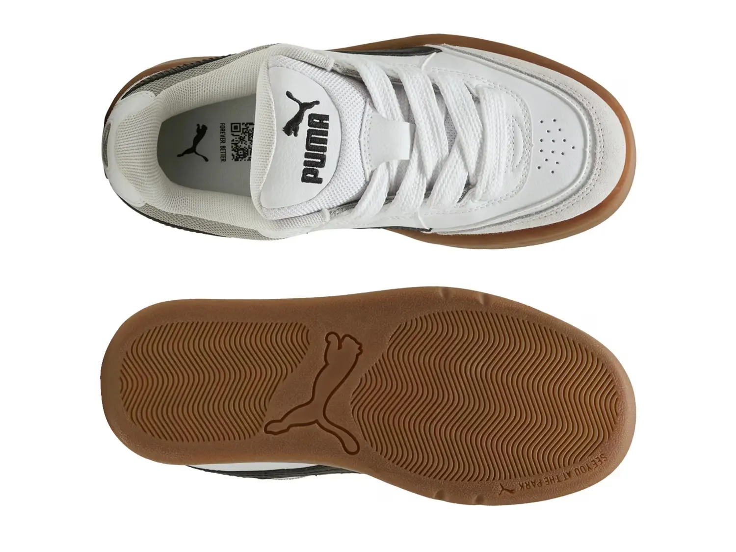 Парковые кроссовки SK8 - детские Puma, Black/White — фото 3