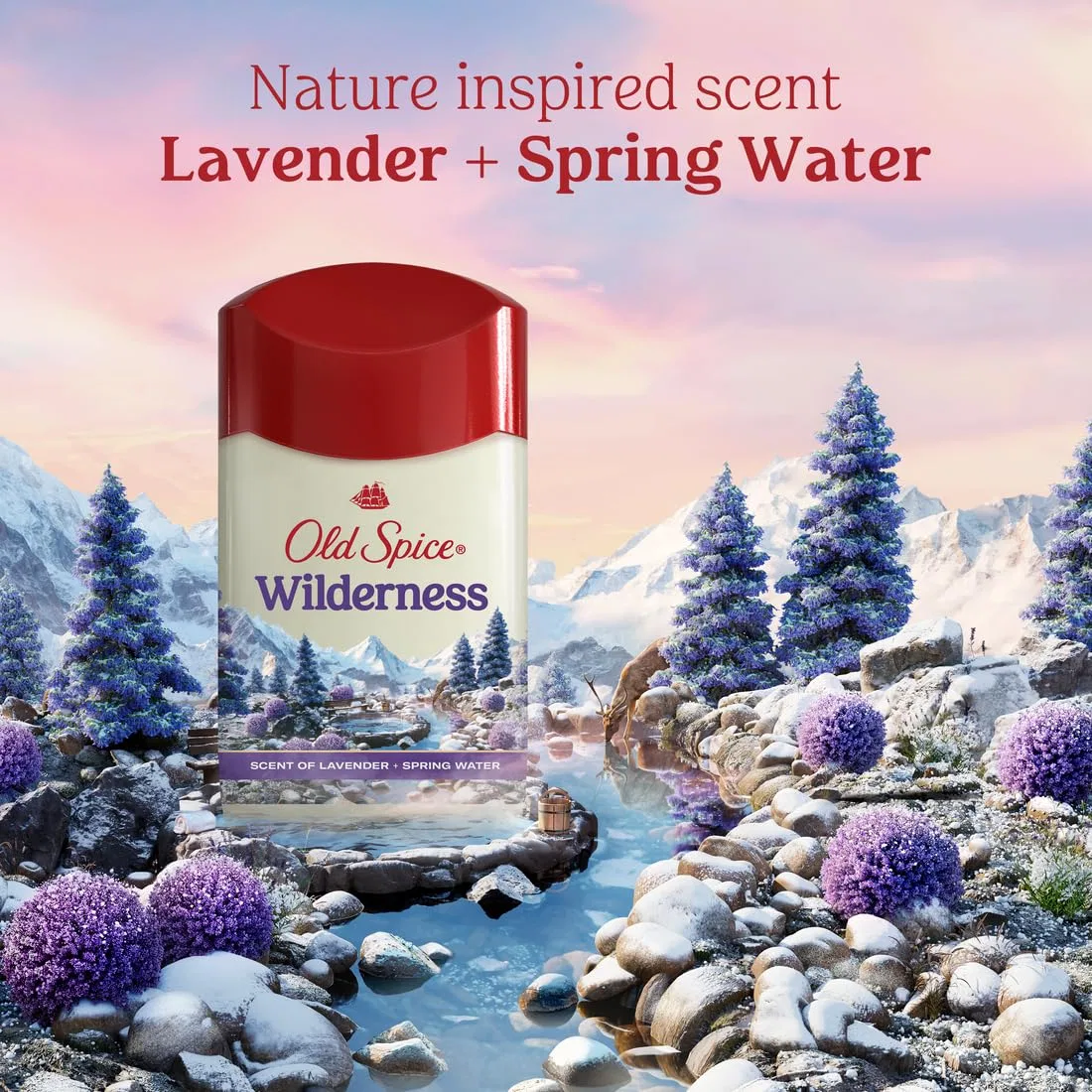 Мужской антиперспирант и дезодорант Wilderness For Men с лавандой, 73.7 г (2 шт.) Old Spice — фото 3