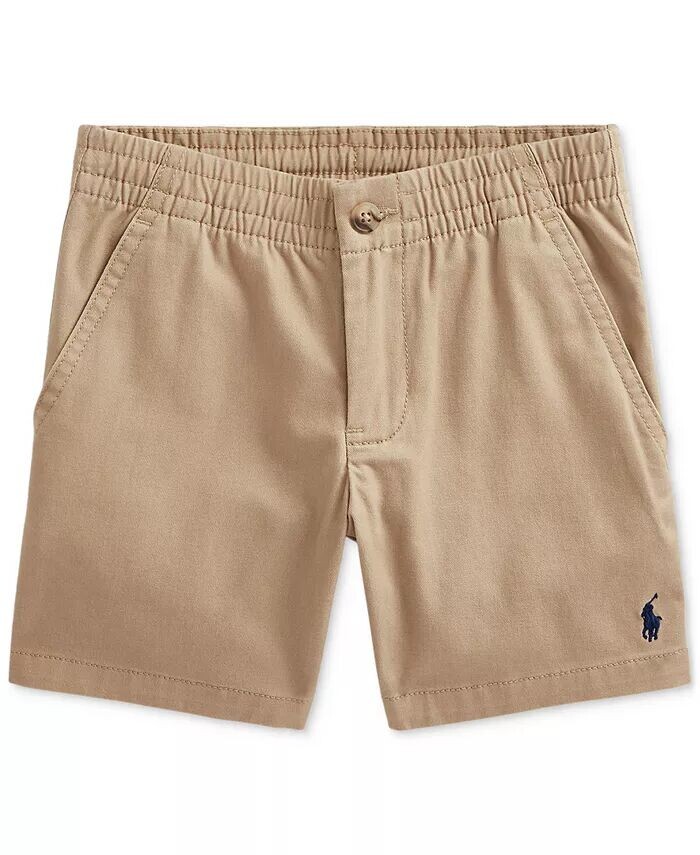 

Твиловые шорты-поло Prepster для малышей и маленьких мальчиков Polo Ralph Lauren, бежевый