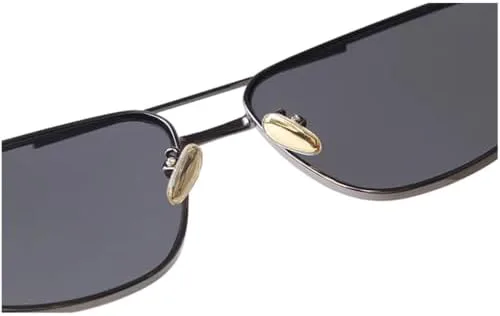 

Солнцезащитные очки в стиле панк с металлической оправой 2027 года для женщин и мужчин, ретро-линзы, солнцезащитные очки для мужчин MTZJH, C2 Silver Gray