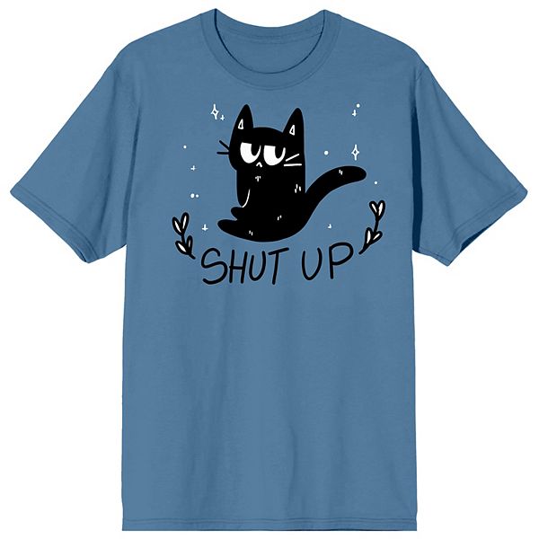 

Футболка с черным котом Shut Up Moody Licensed Character