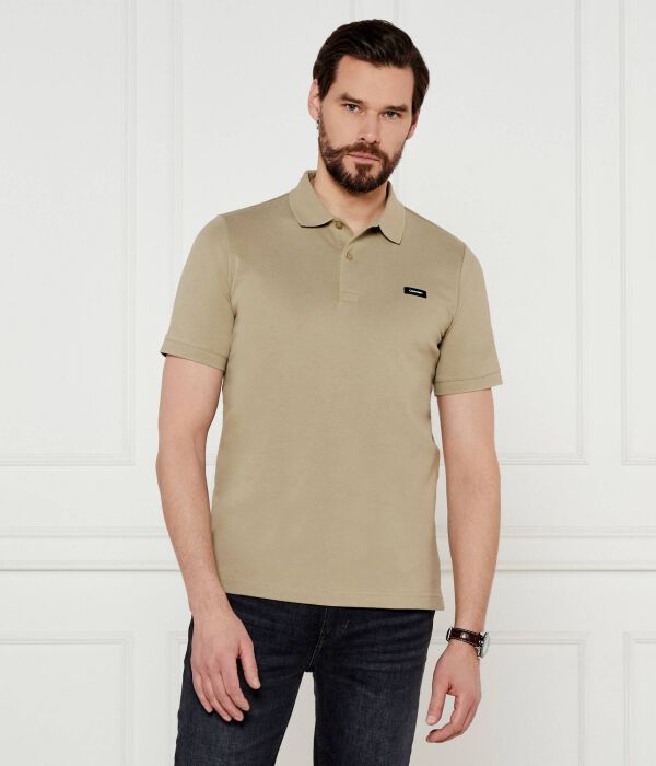 

Рубашка поло Slim fit Calvin Klein, желтый