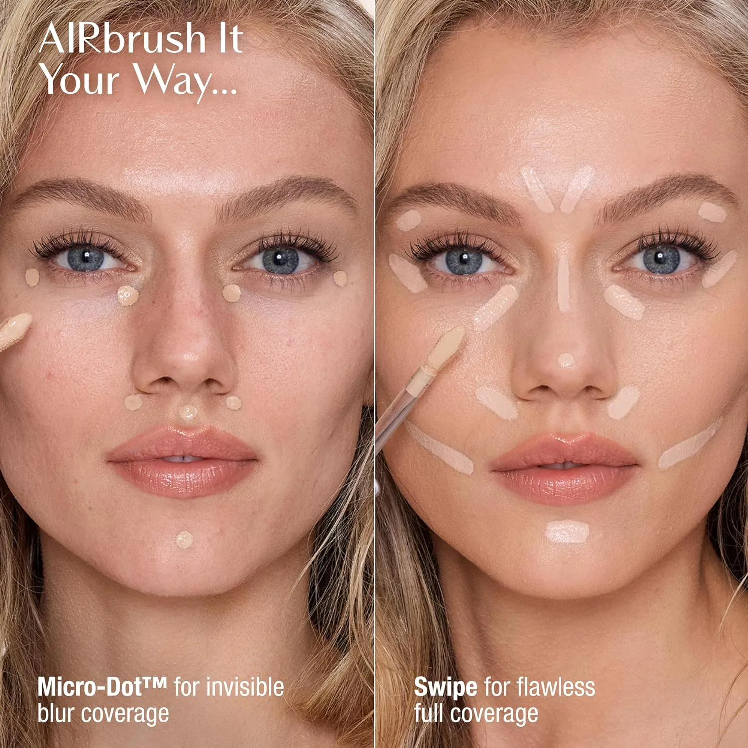 Консилер Charlotte Tilbury Airbrush Flawless Blur, для идеального покрытия, оттенок 04.5 Fair-Medium — фото 3