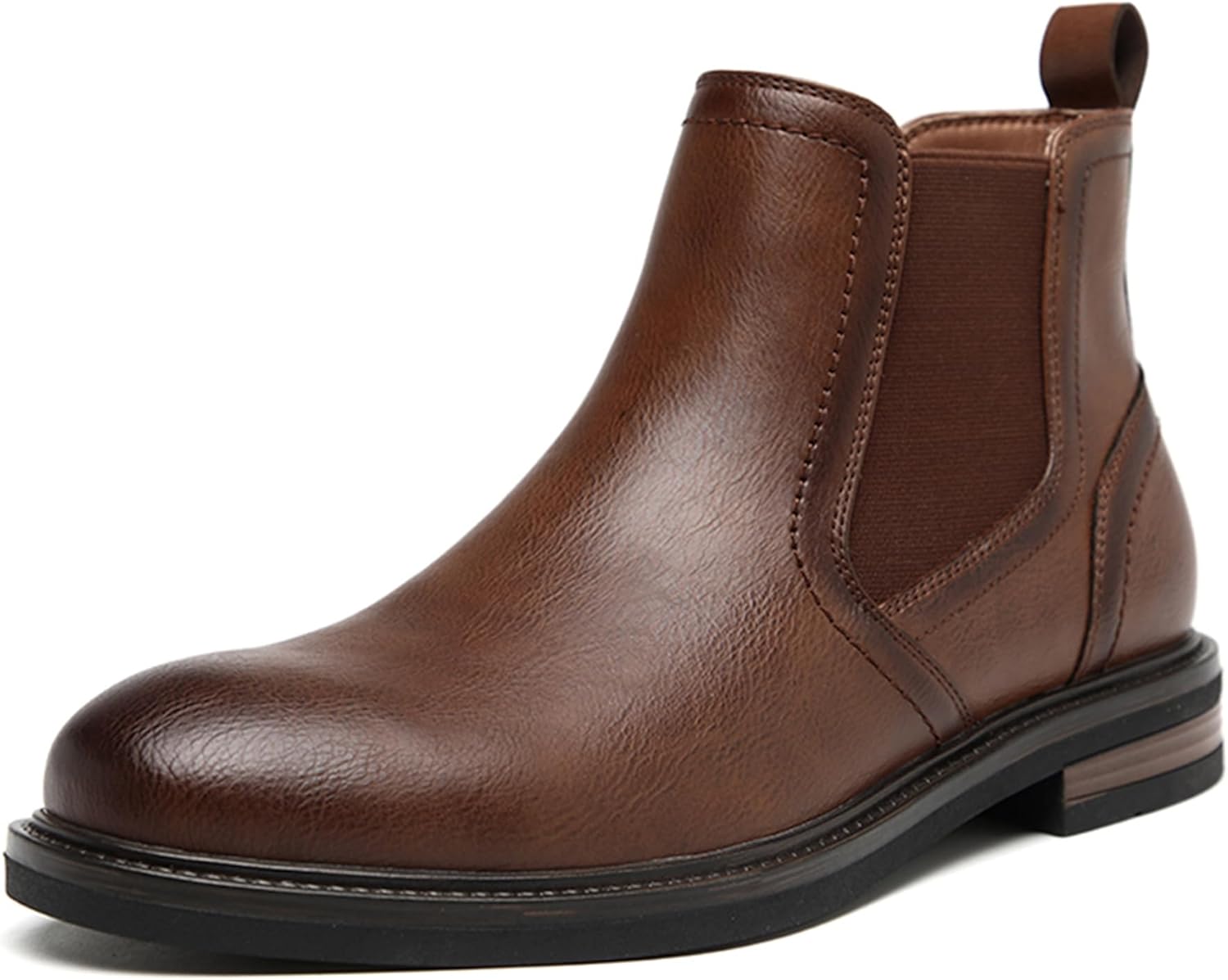 

Мужские ботинки Chelsea DECARSDZ, повседневные, классические, удобные, замшевые, на шнуровке, ботинки челси до щиколотки, Brown1028