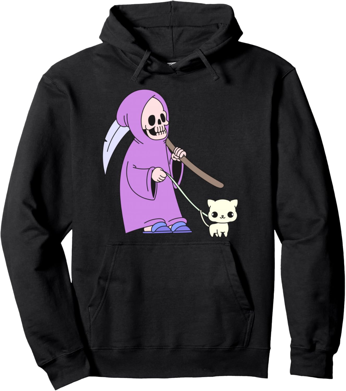 

Милая толстовка с капюшоном в стиле пастельной готики «Жнец в тапочках», черная Japanese Pastel Goth Designs, Черный, Милая толстовка с капюшоном в стиле пастельной готики «Жнец в тапочках», черная Japanese Pastel Goth Designs