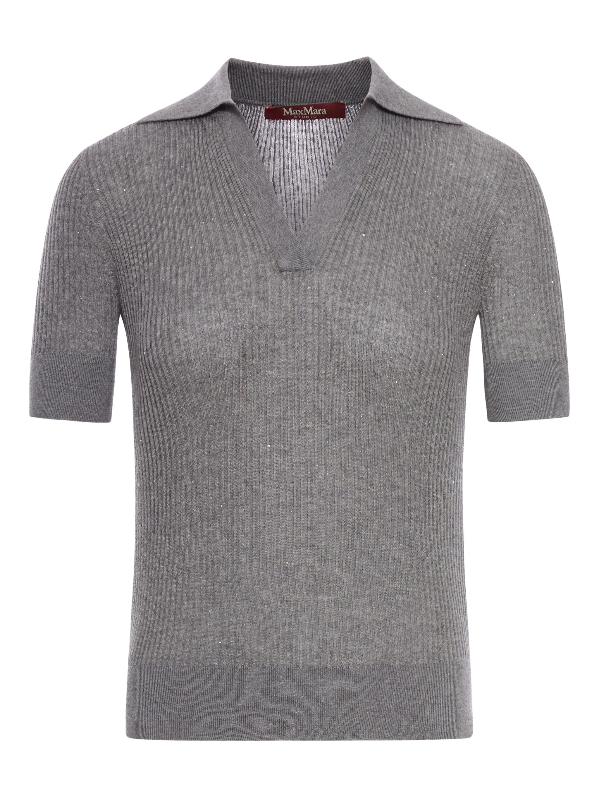

Свитер Uberta в рубчик Max Mara, серый