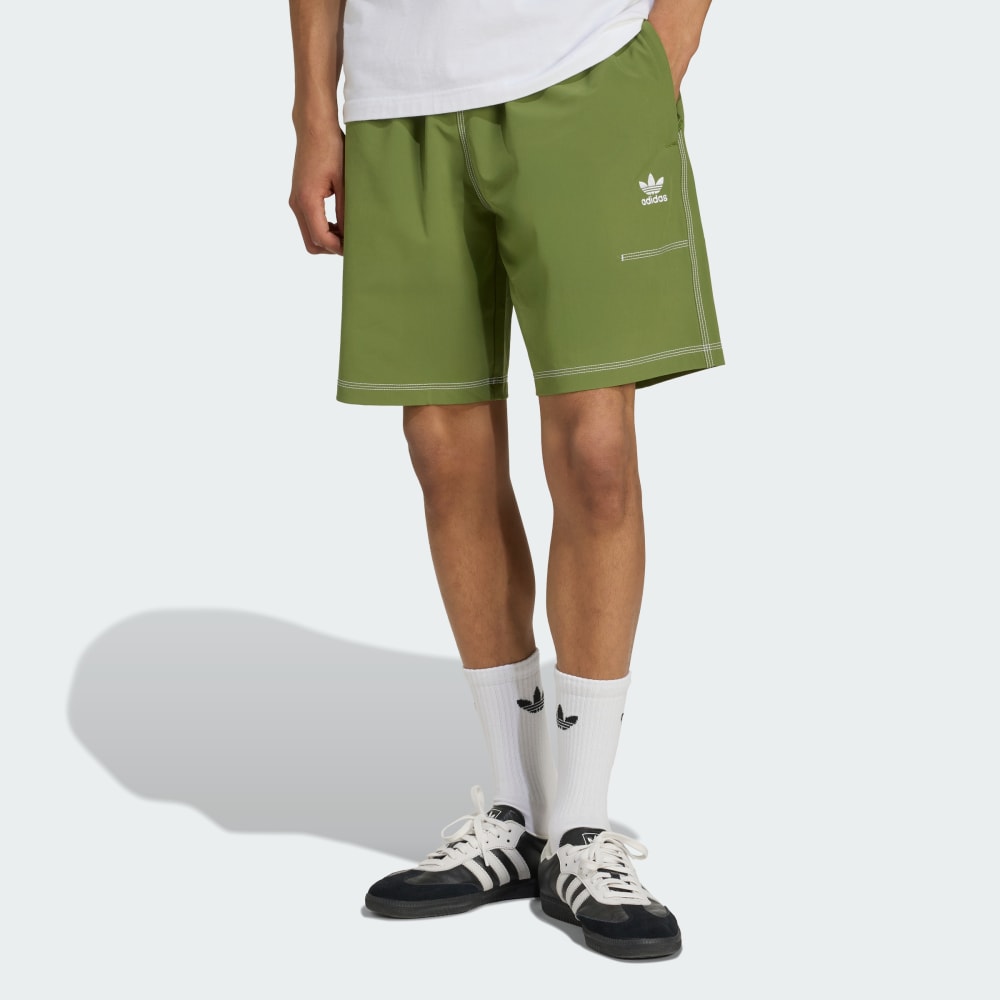 

Шорты Adidas Trefoil Essentials Shorts, цвет Tech Olive